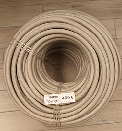 NUOVO Cavo Multipolare 5x6mm disponibili 112 metri