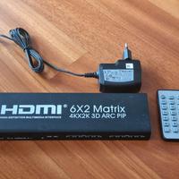 HDMI 6 ingressi 2 out 4K×2K 3D ARC/PIP  come nuovo