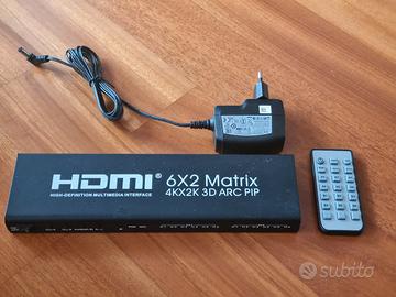 HDMI 6 ingressi 2 out 4K×2K 3D ARC/PIP  come nuovo
