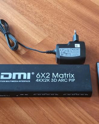 HDMI 6 ingressi 2 out 4K×2K 3D ARC/PIP  come nuovo