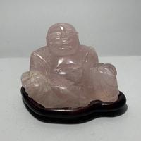 Buddha in quarzo rosa