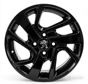 4 Cerchi da 15' in Lega - Peugeot - 108 Thorren (A