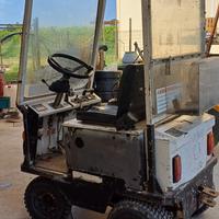 trattorino elettrico per raccolta frutta