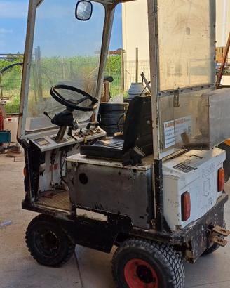 trattorino elettrico per raccolta frutta