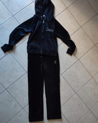 Tuta Juicy originale in ciniglia nera