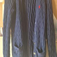  Ralph Lauren cardigan in maglia a trecce
