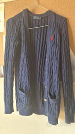  Ralph Lauren cardigan in maglia a trecce