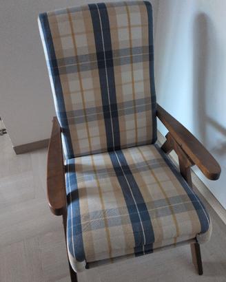 Sedia pieghevole lin legno