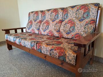 DIVANO in legno 3posti