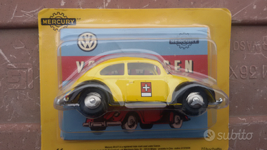 Modellino vw maggiolino poste svizzere