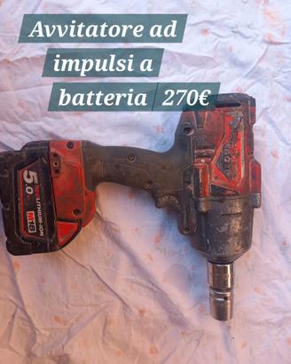 Avvitatore ad impulsi a batteria milwaukee