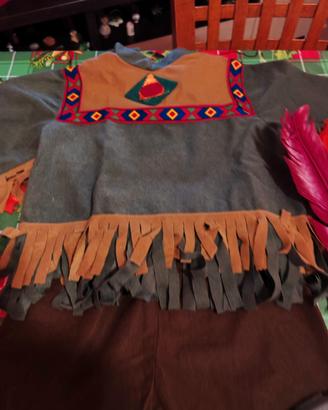 vestito carnevale indiano bambino 