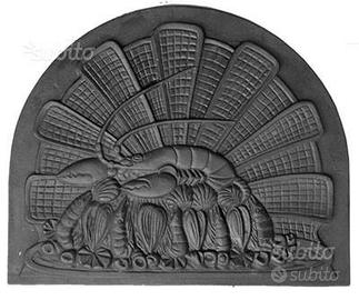 Piastra camino in ghisa Mod. Aragosta