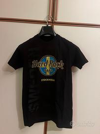 T-shirt nera Hard Rock Stockholm