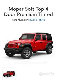 Soft top wrangler JLU