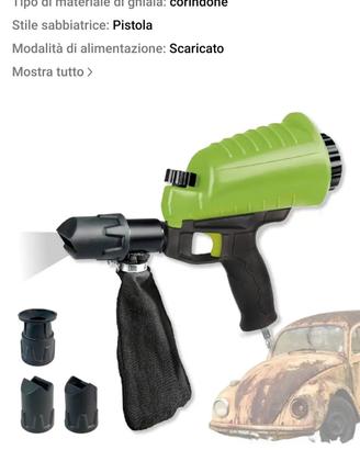 Kit pistola Sabbiatura D'aria
