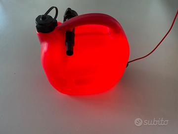 Lampada tanica rossa