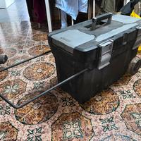 Cassetta attrezzi con ruote 3 ripiani