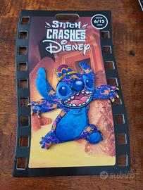 Disney Stitch crashes Aladdin pin spilla 