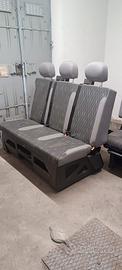 Sedile ribaltabile funzione letto Ford Transit mk6