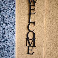 Scritta muro personalizzata per bed & breakfast