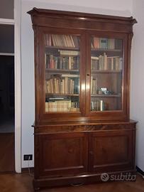 Libreria a vetrine antiquariato