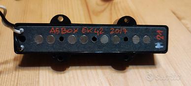 Pickup Jazz-Style Alnico 5 custom wound LEGGI BENE