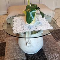 vaso terracotta decapata c/vetro