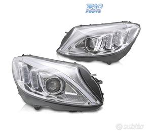 FARI PER MERCEDES CLASSE C W205 14-18 LED FONDO CR