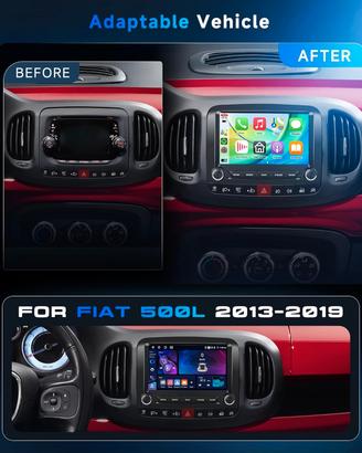 Carplay autoradio Android per Fiat 500L