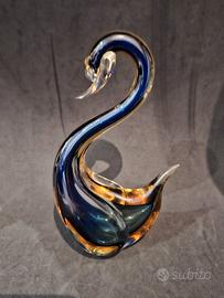 Cigno in vetro di Murano Vintage – Sommerso