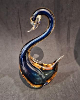 Cigno in vetro di Murano Vintage – Sommerso
