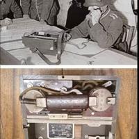 WW2 Cassetta del telefono militare modello VZ-35
