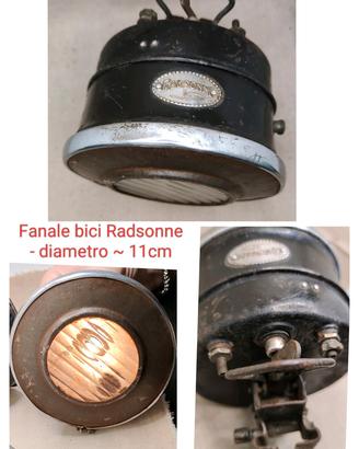 fanale radsonne x bici di epoca antica 