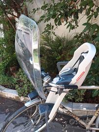 Seggiolino bambino  Paravento plexiglas bici