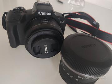 PERFETTA NUOVA Canon EOS R100 + Obiettivo kit + 50