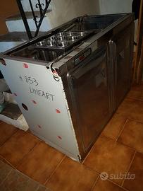 piastra schiaccia panini  + banco frigo no motore