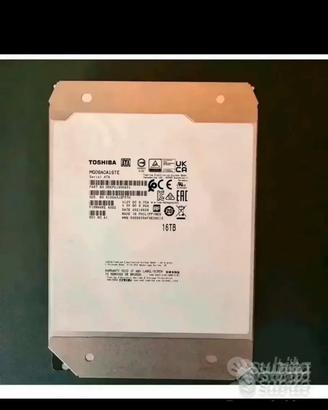 Hdd 16tb disco interno rigido Toshiba