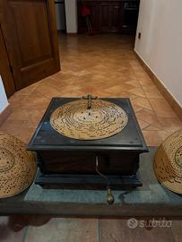Organetto meccanico a manovella da tavolo