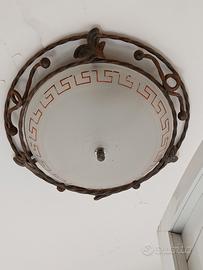lampade da soffitto modello rustico  x 3