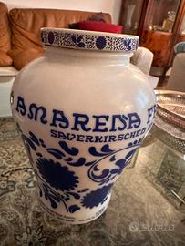 AMARENA FABBRI Vaso vintage con interno amarene.