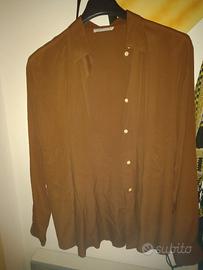 Camicia da uomo misto seta e acetato