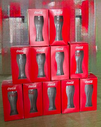 Set 11 Bicchieri Coca-Cola Italia Calcio