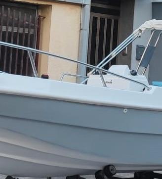 Barca Open + carrello + access. (no motore)