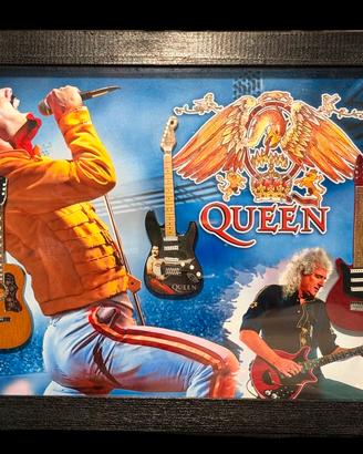 Quadro 3D QUEEN – Freddie Mercury & Brian May