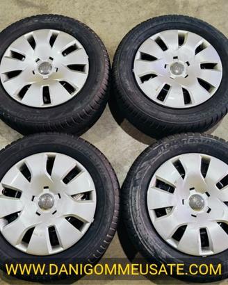 KIT CERCHI IN FERRO E GOMME 205 60 16 AUDI VW