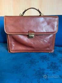 Borsa cartella in cuoio
