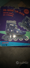 Pattini in linea per bambino mis. 33/36