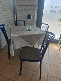 sedie tavoli e panche per ristorante pizzeria 