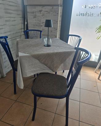 sedie tavoli e panche per ristorante pizzeria 